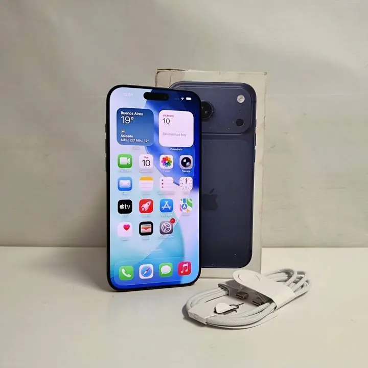 iPhone 17 pro max 512gb bat 100% 0 ciclos caja cable