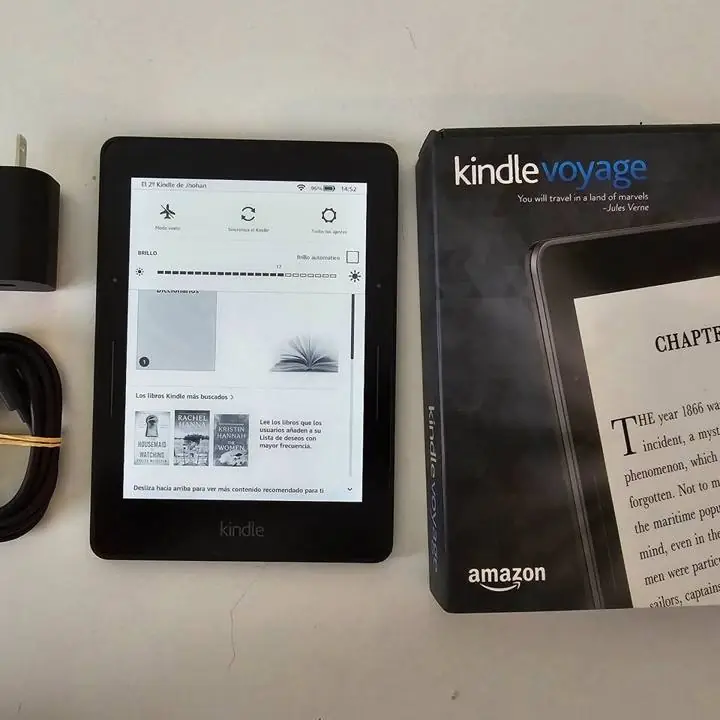 Kindle Voyage 4gb 7 gen mas cargador u caja