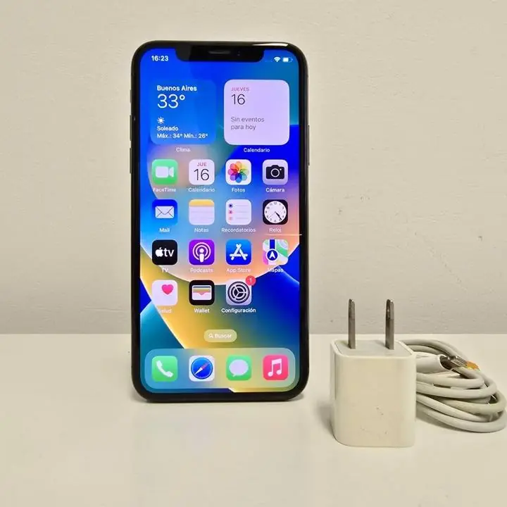 iPhone x 64gb bat 73% + cargador+ cable