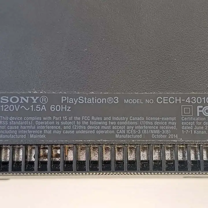 PlayStation 3 super Slim 500gb SSD c power, control, cable y HDMI