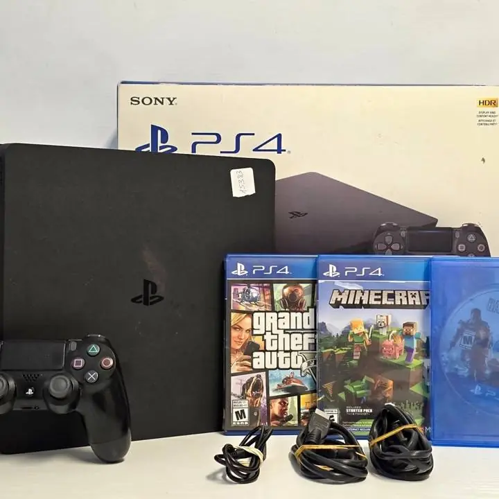 PlayStation 4 Slim 1tb + control y cable