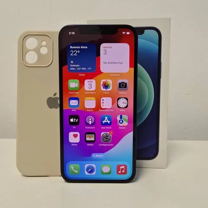 iPhone 12 256gb bat 81% + caja y cable