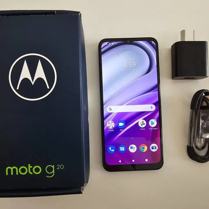 Moto g20 64gb + caja y cargador