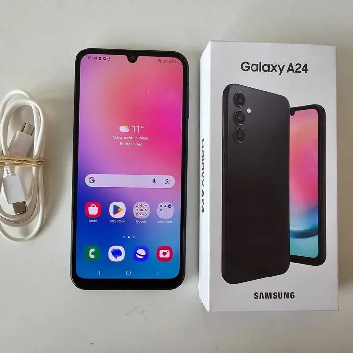 Samsung galaxy A24 128gb + cable y caja