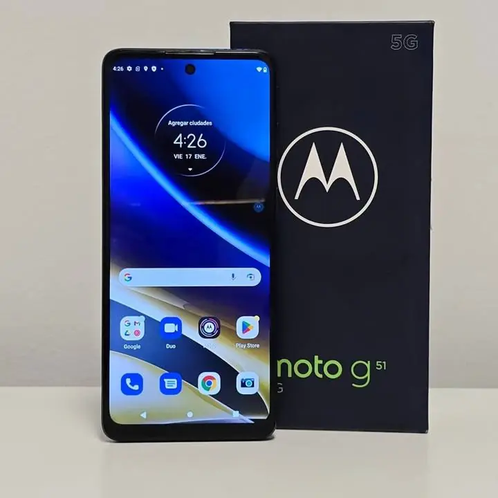 Motorola g51 5g 128gb + cable + cargador y caja