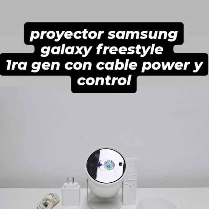 Proyector samsung galaxy freestyle Ira gen con cable power y control