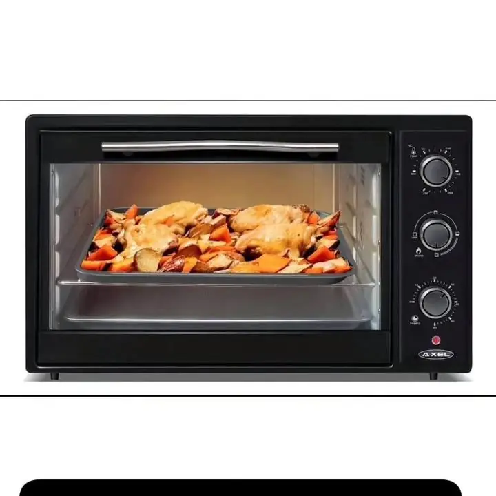 Horno Electrico Digital 60lts 2000w Axel -Ax-hd60a Color Plateado