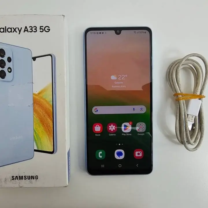 Samsung a33 5g 128gb + cable y caja