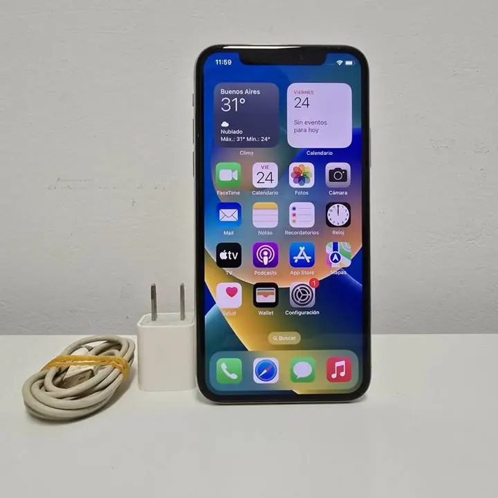 iPhone x 64gb bat 71% + cargador y cable