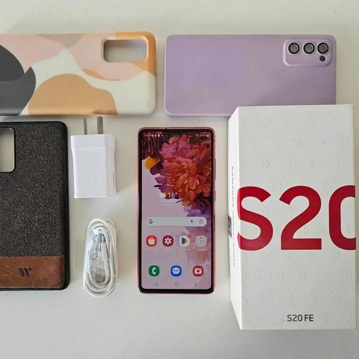Samsung galaxy S20 fe 128gb + caja cargador y cable