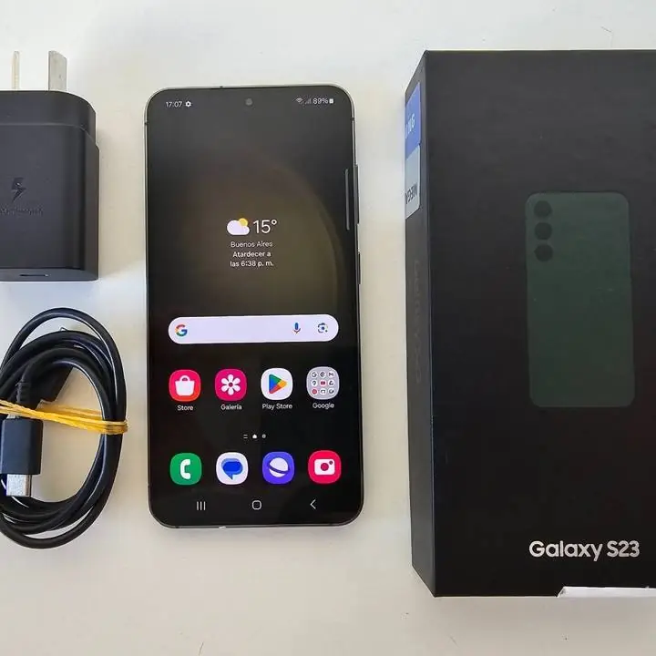 Samsung galaxy S23 256gb + caja + cargador y cable