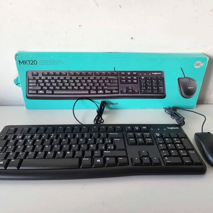 Teclado logitech Mk120 + mouse