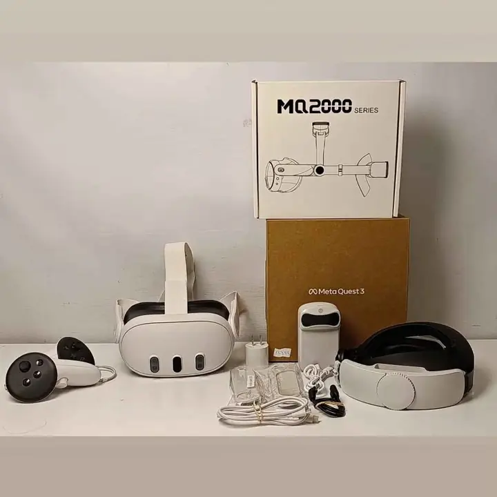 Meta Quest 3 512 GB en caja completo + Straps Pro con batería extendida con cargador