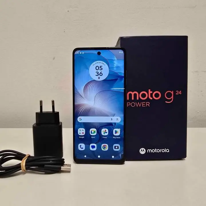 Motorola g24 power 256gb 8gb ram + caja cargador y cable