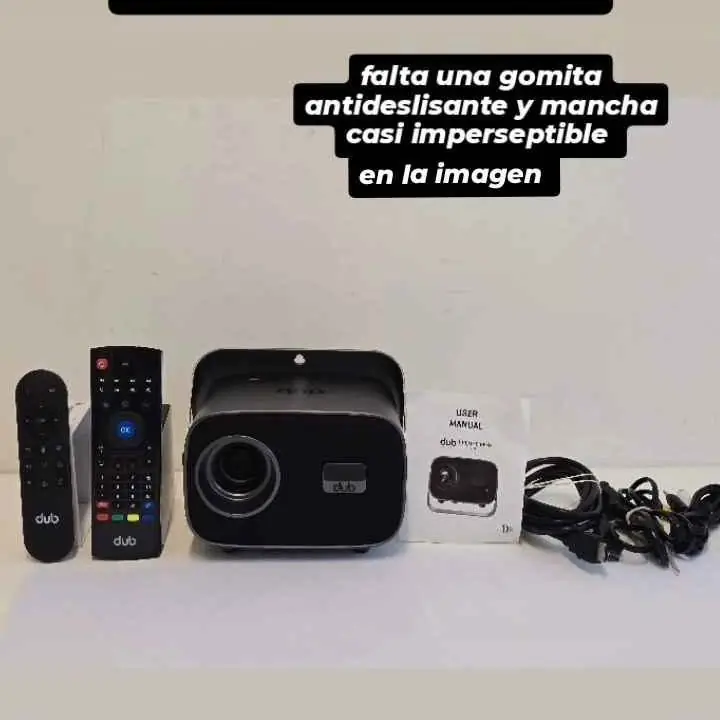 Proyector Dub Home Cinema 3800 Lúmens WiFi Smart Android 11 Plateado Y Nergro