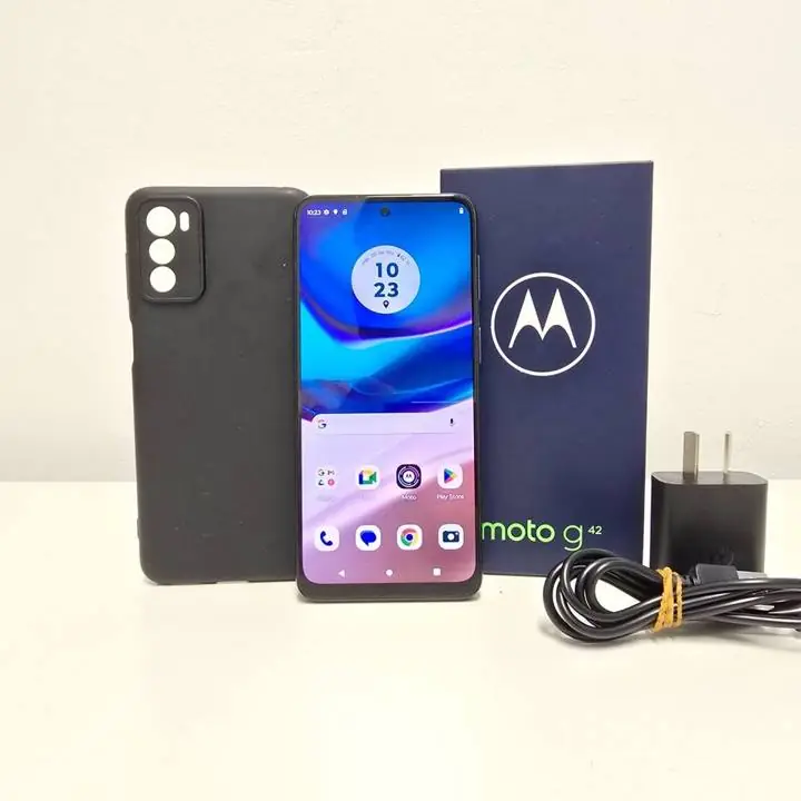 Motorola g42 128gb 4gb + caja y cable y cargador