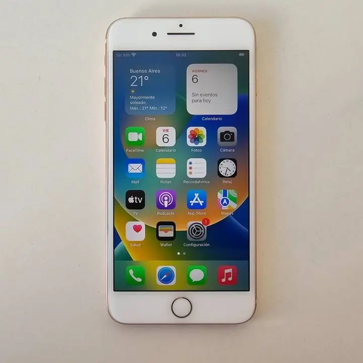 iPhone 8 plus 64gb bat 71% + caja y cargador