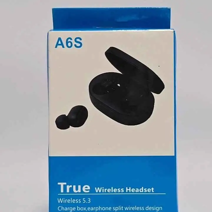 Auriculares Inalámbricos A6s Bluetooth Negro