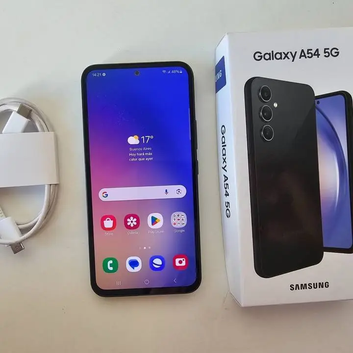 Samsung galaxy A54 5G 256gb + cable + caja