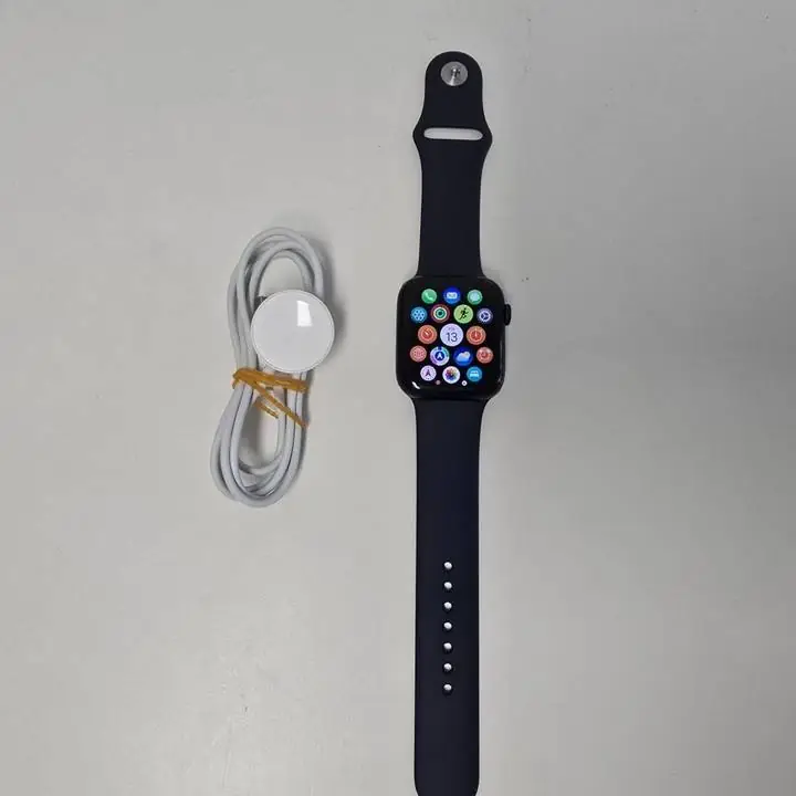 Apple watch serie 6 44mm bat 78% + base carga