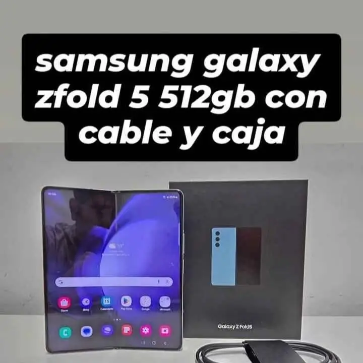 Samsung galaxy zfold 5 512gb con cable y caja