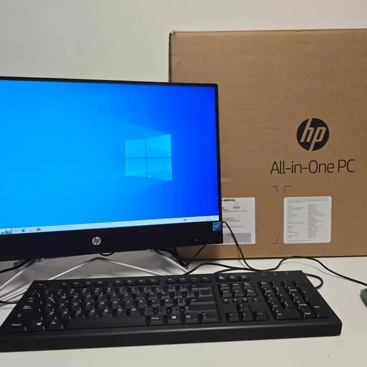 All in one Hp 22 df0016l, el procesador Intel Celeron, Generacion j4025, Mouse y teclado