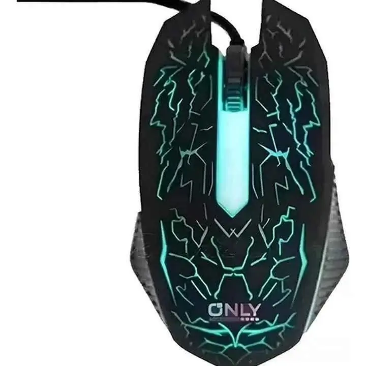 Mouse Premium Gamer Only M50 3 Botones Óptico Cable Usb Negro