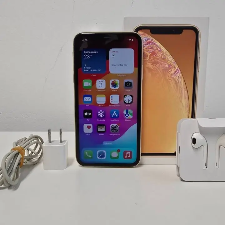 iPhone XR 128gb bat 77% + caja y cable