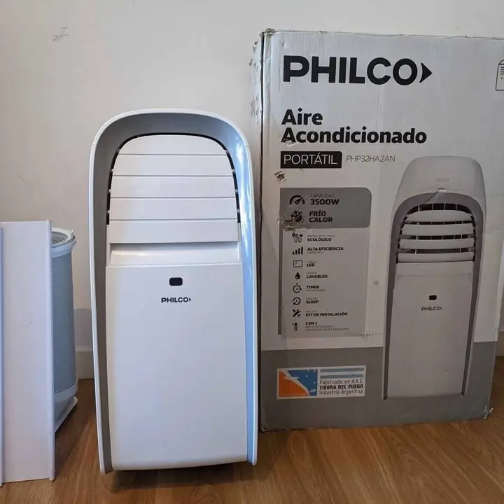 Aire acondicionado Philco portatil frío calor 3500w PHP32HA2AN