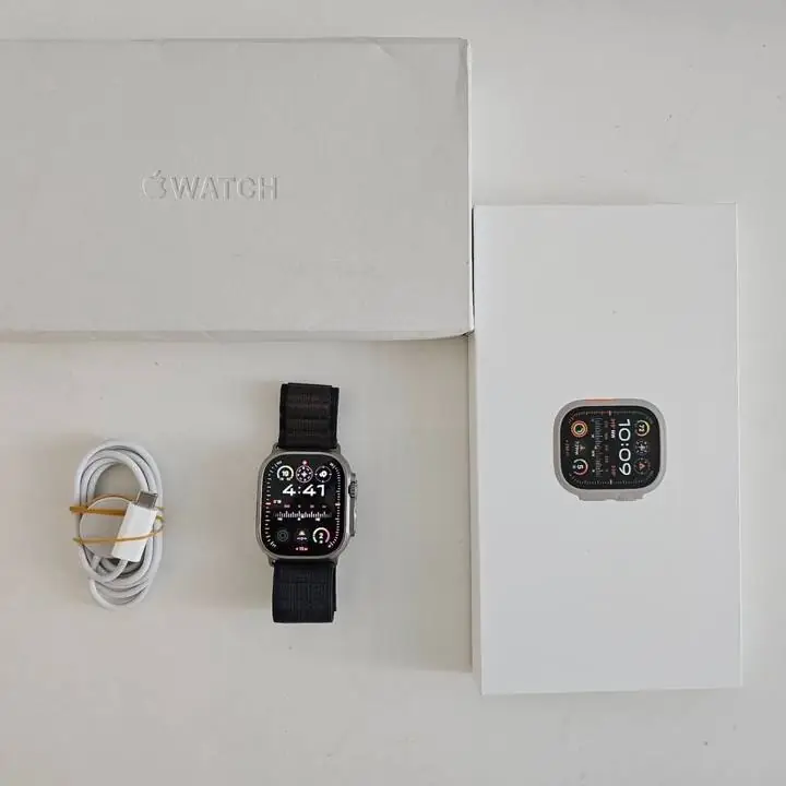 Apple watch 2 ultra 49mm bat 100% + cable + caja