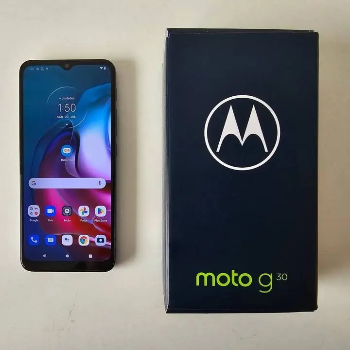 Moto g30 128gb + caja y cargador
