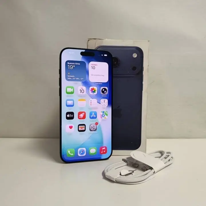 iPhone 17 pro max 256gb bat 100% 0 ciclos caja cable
