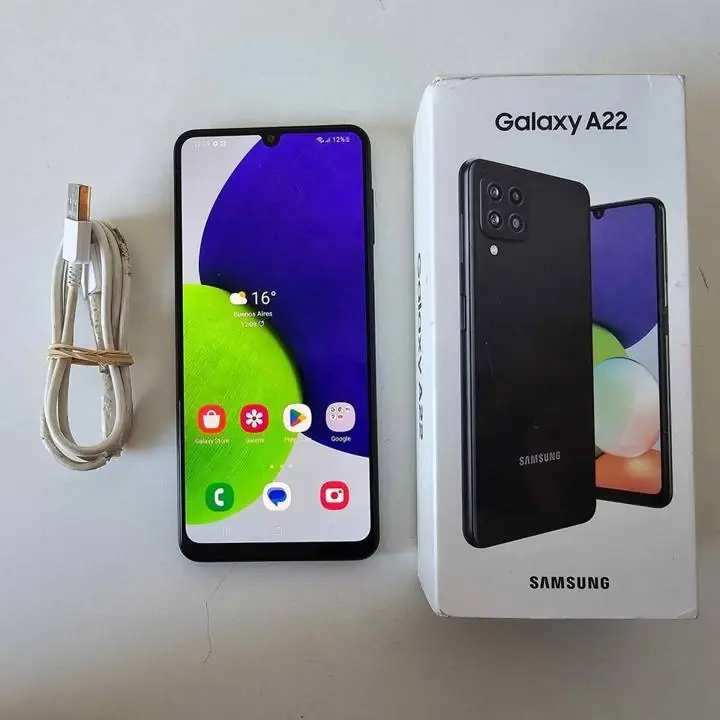 Samsung galaxy A22 5g 128GB + cable y caja