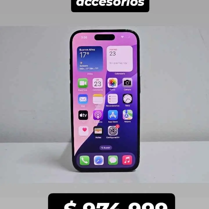 Apple iPhone 15 pro 256gb bat 87% sin accesorios