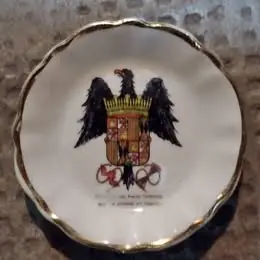 Antiguo platito o cenicero español