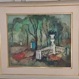 Pintura al oleo de Hernán Silva