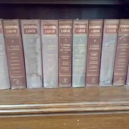 Antigua enciclopedia Labor de 1962 (falta el tomo 7)