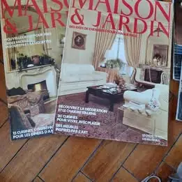 Lote revistas francesas sobre "casas y jardín"