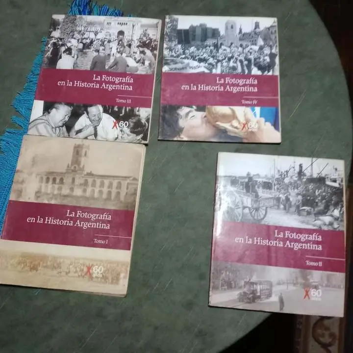 Colección 4 tomos Historia de la Fotografía Argentina