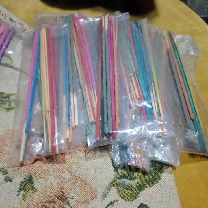 Sahumerios simples 14 paquetes 5 paquetes de dobles larga duración y 1 paquete de tricolor