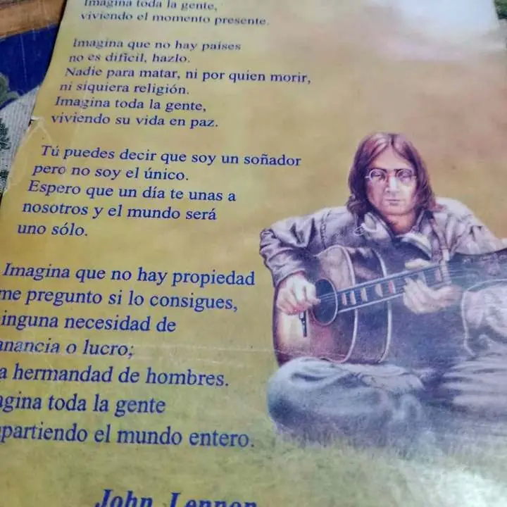 Lámina de John Lenonn