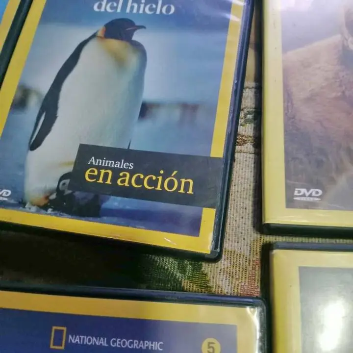 10 Películas de animales formato DVD de Nationale Geographic