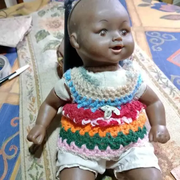 Muñeco antiguo negro