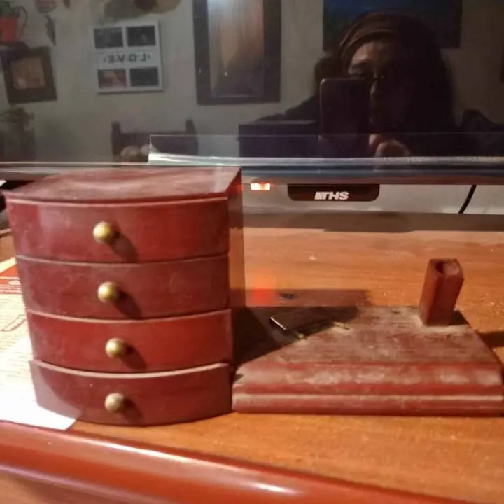 Portalápicera con cajones para escritorio excelente estado