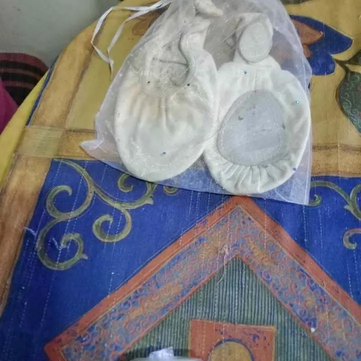 Par de zapatillas de danza con media punta