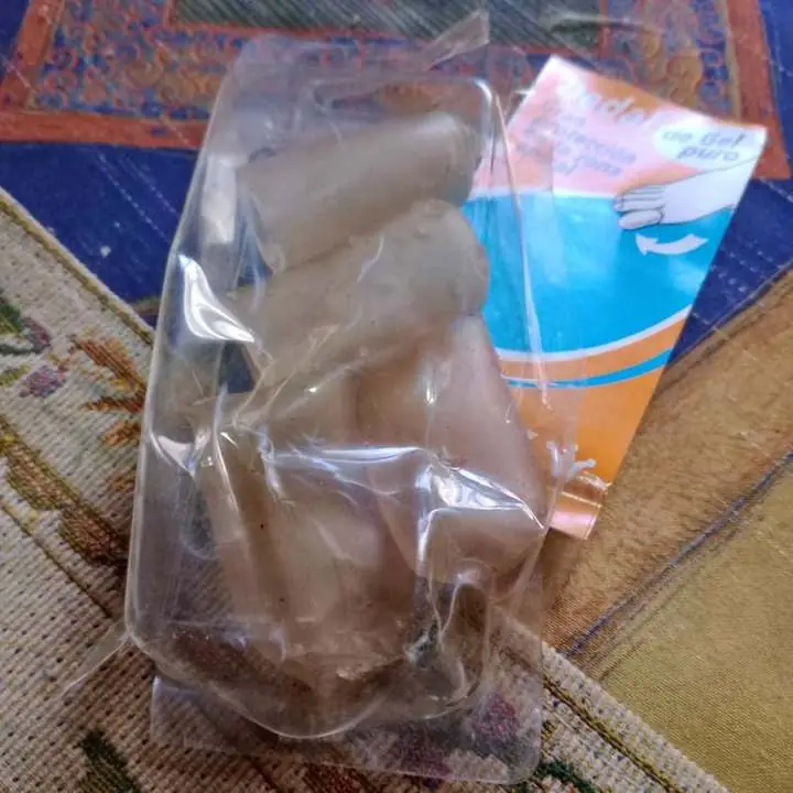 Dedales por 4 de gelatina para danza