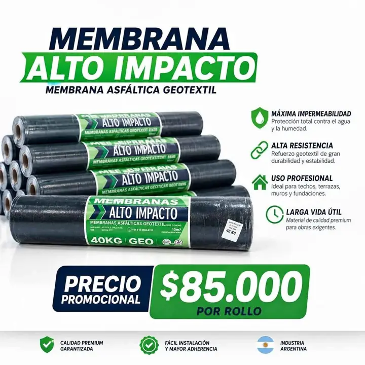 Membrana geotextil
