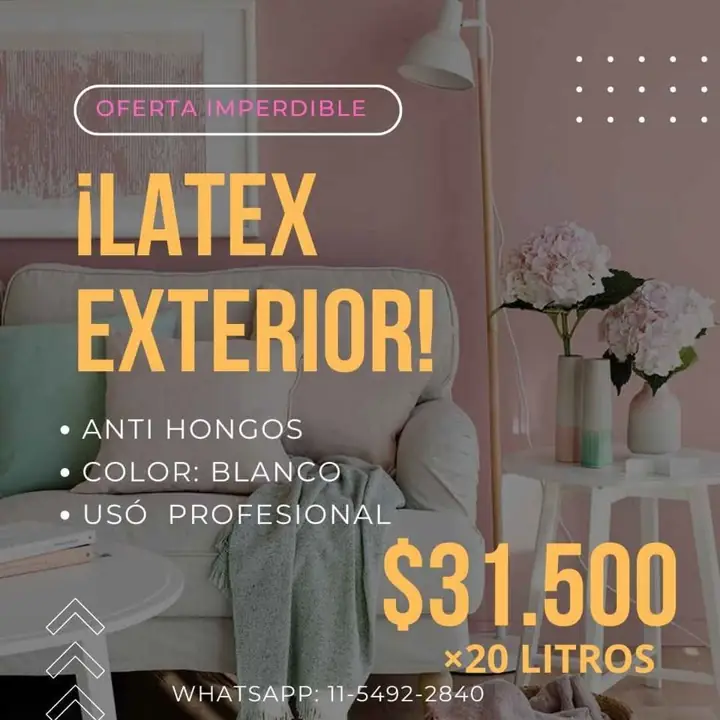 Látex exterior anti hongos