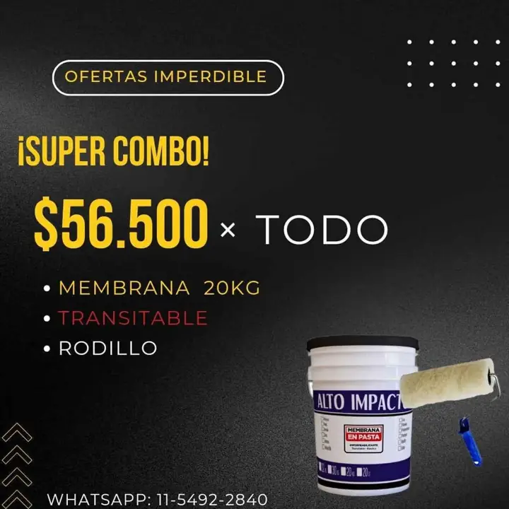 Membrana+ rodillo
