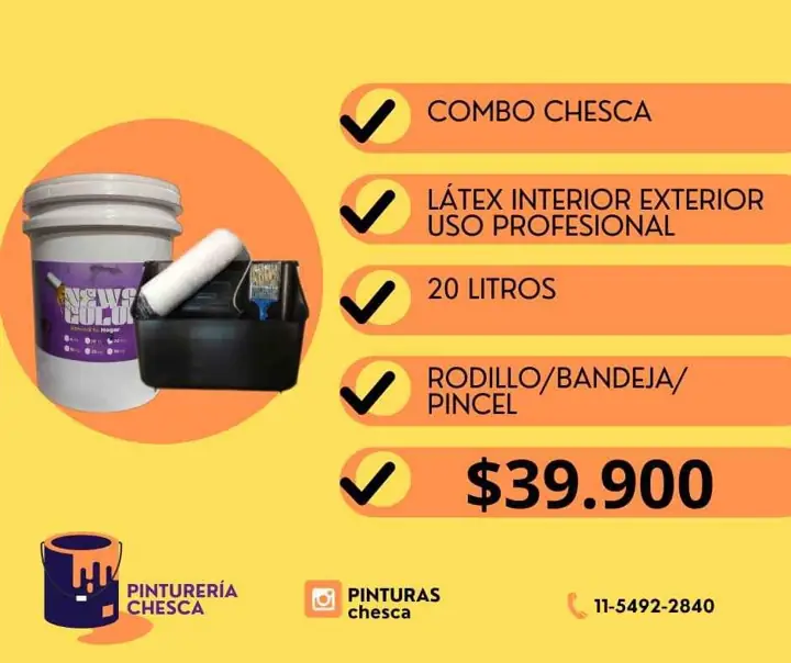 Súper oferta en pinturas